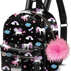 Oh My Pop - Unicorn - Rugzak dames - Zwart - 27cm