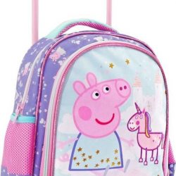 Peppa Pig magic Unicorn trolley rugzak - 31 x 27 x 10 cm  - Multi