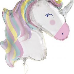 UNIQUE - Enorme magische eenhoorn aluminium ballon - Decoratie > Feest spelletjes