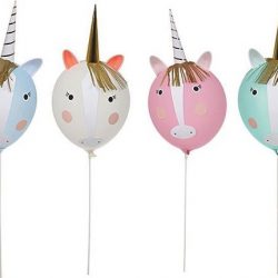 Unicorn Ballonnenset (4st)