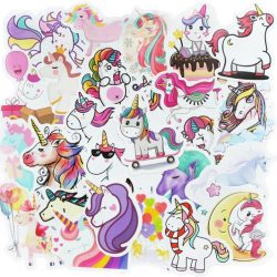 100 Eenhoorn stickers - voor muur