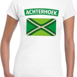 Achterhoek en vlag festival t-shirt wit dames XS