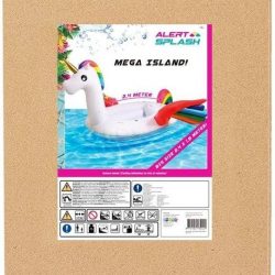 Alert Splash Opblaasbaar Eenhoorn Eiland 240x180 cm