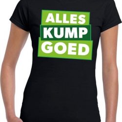 Alles kump goed zwart festival t-shirt dames 2XL