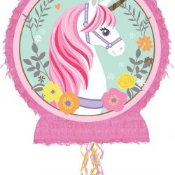 Amscan Piñata Eenhoorn 55 Cm Meisjes Roze/groen