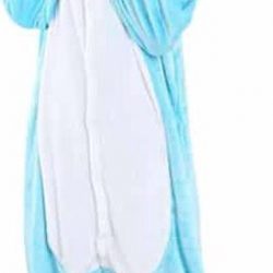Blauwe Eenhoorn 2.0 Onesie Verkleedkleding - Volwassenen & Kinderen - XS (1.40 - 1.46 cm)