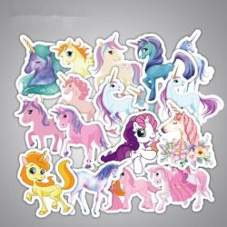 Eenhoorn stickers - 33 verschillende stickers geschikt voor kinderen -  Waterproof