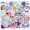 Gevarieerde vsco girl stickers - 50 stickers - Aesthetic - diverse kleuren - voor laptop