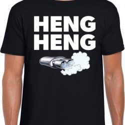 Heng heng festival t-shirt zwart heren L