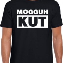 Mogguh kut festival t-shirt zwart heren M