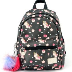 Oh My Pop - Unicorn - Rugtas - Zwart - Hoogte 27cm