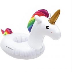 Opblaasbare Bekerhouder Eenhoorn 17cm
