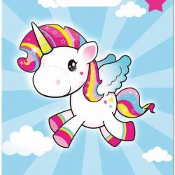 Unicorn Uitdeelzakjes 23x16