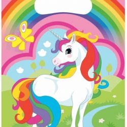 Unicorn Uitdeelzakjes Versiering 23x16