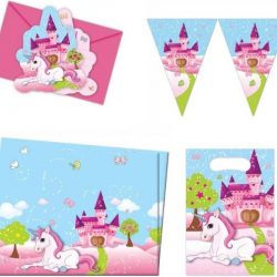 Unicorn verjaardag versiering pakket small