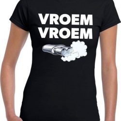 Vroem vroem Achterhoek festival t-shirt zwart dames 2XL