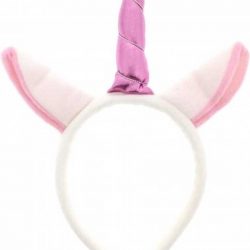 Zac's Alter Ego Haarband Unicorn pink horn Wit/Roze