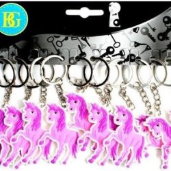 12 stuks unicorn / eenhoorn sleutelhangers / uitdeelcadeautjes / grabbelton