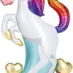 Amscan Folieballon Unicorn Meisjes 139 Cm Wit