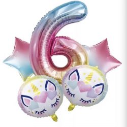 Ballonboeket Unicorn 6