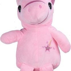 Dielay - Rugzak Eenhoorn - Pluche - 40x18 cm - Roze