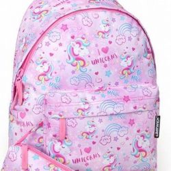 Eastwick Rugzak Met Etui I Love Unicorns Meisjes 16 Liter Roze