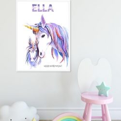 Gepersonaliseerde poster babykamer of kinderkamer