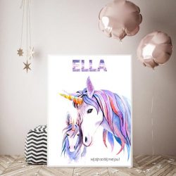 Gepersonaliseerde poster babykamer of kinderkamer