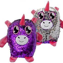 Glitter Palz Pailletten knuffel Eenhoorn /Beer of Walvis