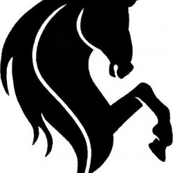Glitter Tattoo Sjabloon Unicorn zonder lijm te gebruiken.