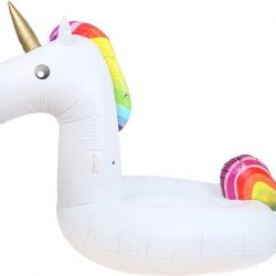 Inflatable Unicorn XXL|Opblaasfiguur|Waterspeelgoed|Eenhoorn regenboog|Extra groot formaat
