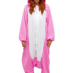KIMU Onesie eenhoorn peuter pakje roze - maat 86-92 - eenhoornpakje romper