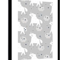 Kinderpatroon met eenhoorns 80x120 cm