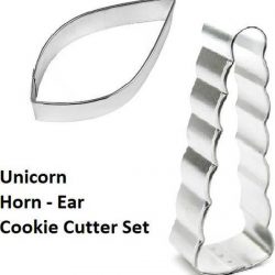Koekjes Eenhoorn Uitsteekvorm Set Unicorn|Taartdecoratie Eenhoorn | Hoorn & Oor