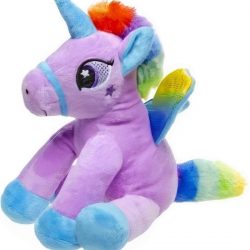 Lg-imports Eenhoornknuffel Rainbow Meisjes 19 Cm Pluche Paars