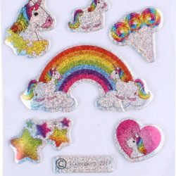 Lg-imports Glitterstickers Eenhoorn 7 X 11