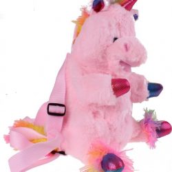 Lg-imports Rugzak Eenhoorn Pluche Roze 32 Cm