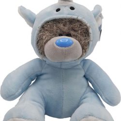 Me To You - Eenhoorn (baby blauw) - Knuffelbeer / Teddybeer in Onesie - 20 cm