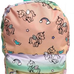 Milky Kiss Unicorns & Rainbows Rugzak Mint Lila Peach 2-5 Jaar Lief