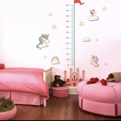 Muursticker slaapkamer Unicorn kinderkamer deursticker raamsticker