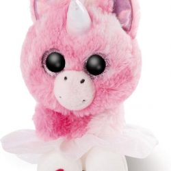 Nici Knuffel Glubschis Eenhoorn Junior 15 Cm Pluche Wit/roze