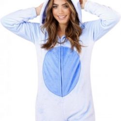 Onesie "Unicorn" blauw hooded super soft