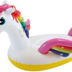 Opblaas eenhoorn - unicorn - 198x140 cm - Intex
