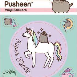 Pusheen Eenhoorn Vinylstickers (5 stuks) (Veelkleurig)