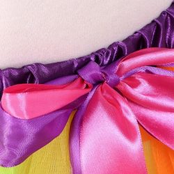 Regenboog tutu rokje - maat 116 122 128 134 140 - eenhoorn unicorn ballet turnen gekleurde tule rok petticoat