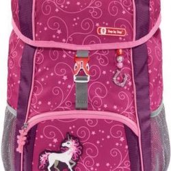 Rugzak Step by Step Kid set Unicorn met stoelkussen en      magic mags