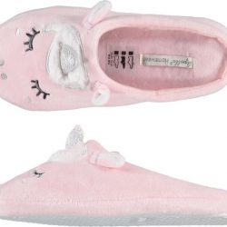 Sloffen - Pantoffels dames - Pantoffels - Sloffen dames - Instap sloffen - Unicorn - Roze - Maat 39/40