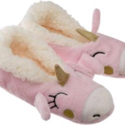 Sloffen voor meisjes - Nieuw - Maat 26/27 - Unicorn/Eenhoorn - Pantoffels kinderen - Dierensloffen - Dierenpantoffel - Kinderpantoffel