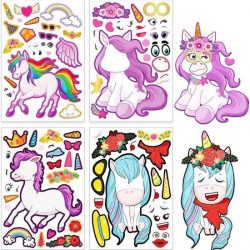 Sticker Pret Sticker Set Eenhoorns (4 stuks)