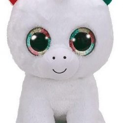 TY Boo's Kerts Eenhoorn Knuffel Candy 42 cm